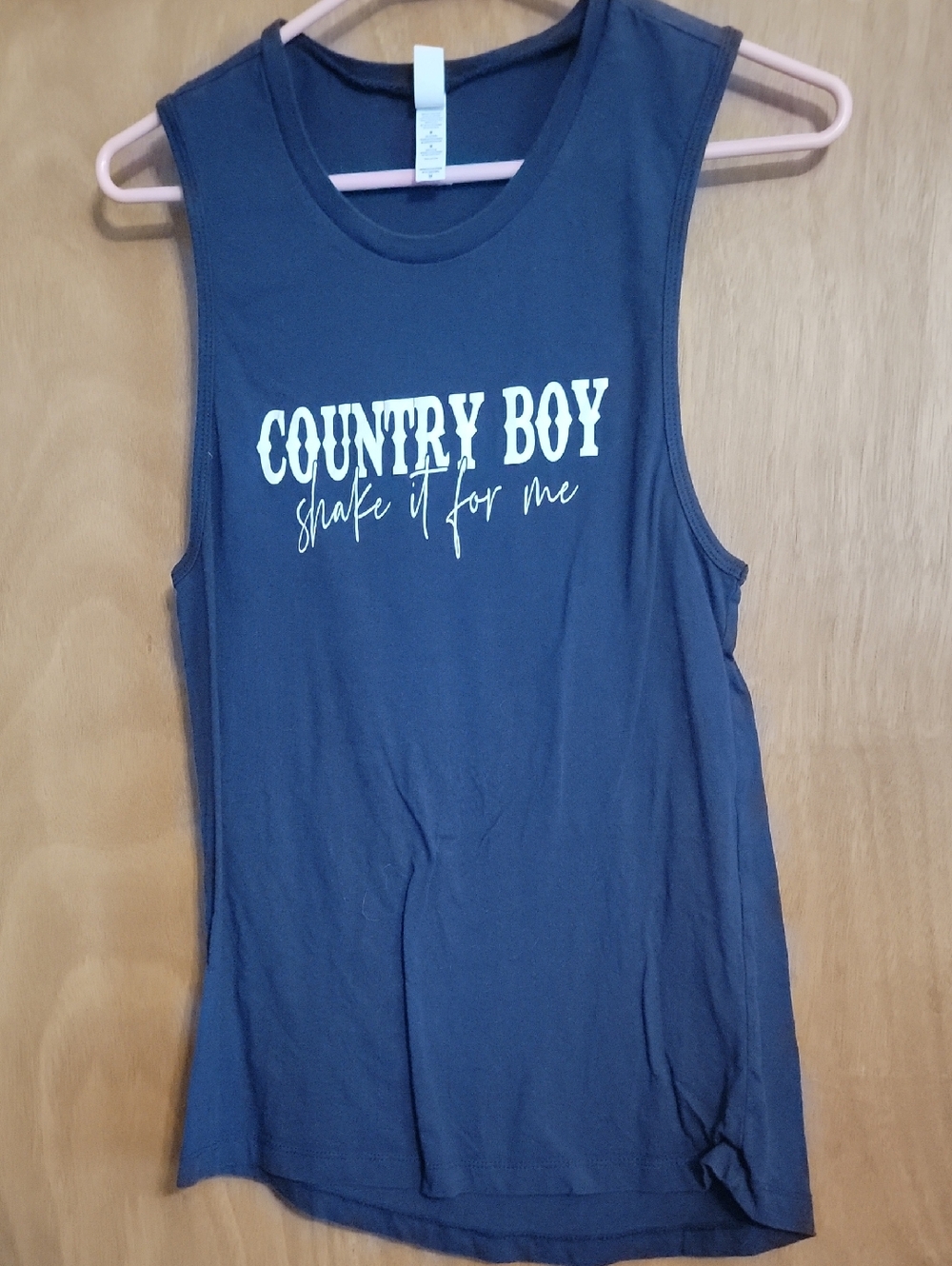 Bella Canvas Navy Blue "Country Boy" Graphic Tank Top for Kids